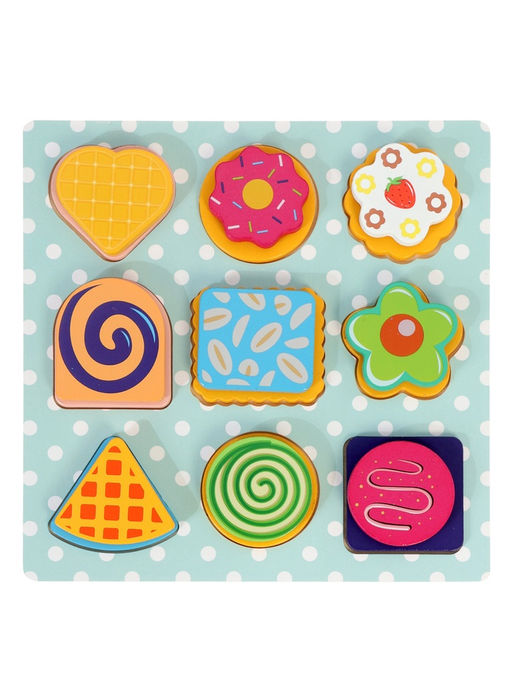 Деревянный кухонный набор - сортер «Пицца»