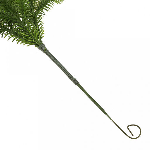 Декоративная гирлянда "Ель" 50см, малая, пластик, зеленый (Россия)