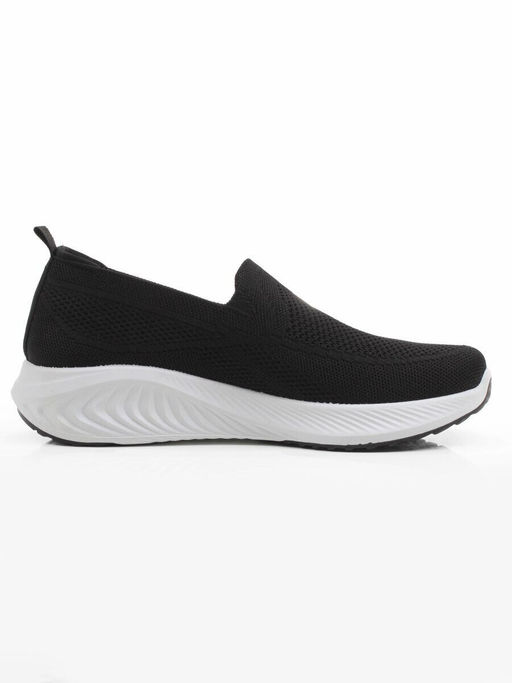 05-TEX-D04-02 BLACK Полуботинки спортивные летние мужские (текстиль)