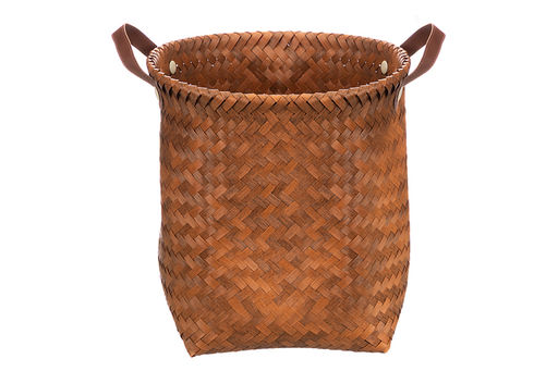 Корзина плетеная д/хранения 30*30*32 см, с ручками, полиротанг - Elan gallery фото 4