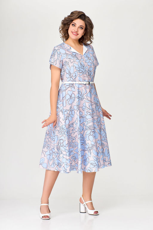 Блуза Swallow 803.2 черный+серебряный узор фото 878