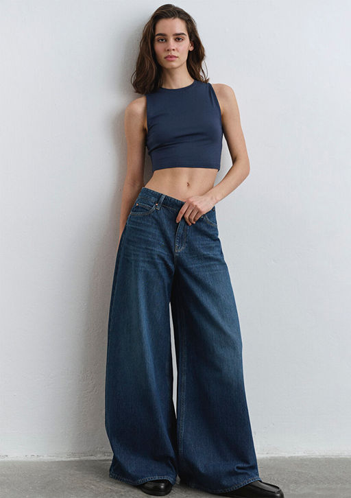 Mimi Iconic Koyu Mavi Jean Pantolon