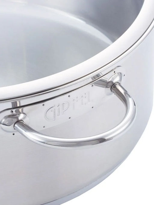 1297 GIPFEL Кастрюля SIGNO 36x14см/13 л со стеклянной крышкой, c капсульным дном. Материал: нерж. сталь 18/10. Толщина: 0,8мм