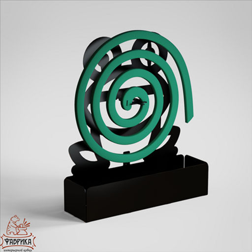 Подставка для спиралей от комаров Лягушка 704-210 из металла - Фабрика интерьерной ковки фото 3