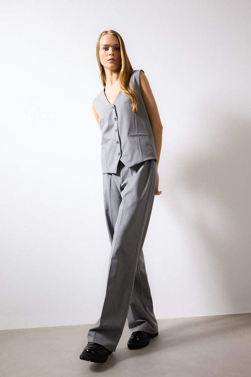 Длинный пиджак-жилет - Defacto фото 2