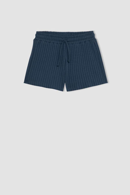 Шорты на бретельках в рубчик для девочек - Defacto фото 7