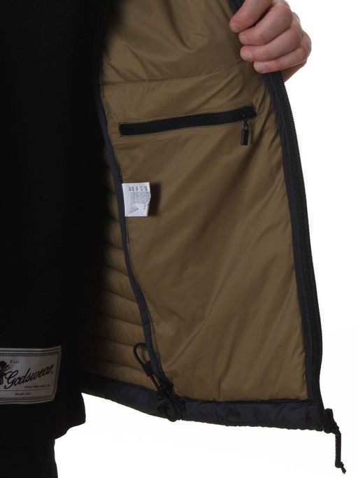 88045 DK. GRAY Куртка мужская демисезонная (100 гр. холлофайбер)