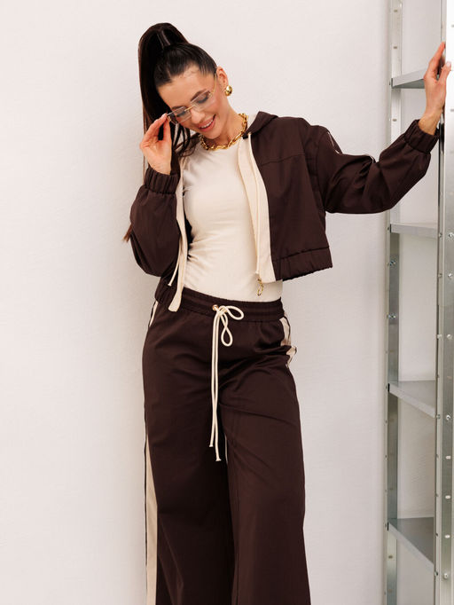 Костюм Galean Style 986 коричневый