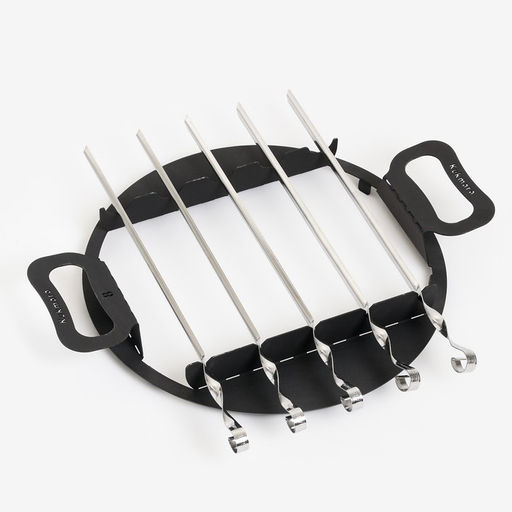 Подставка для шампуров на учаг для казана 8л (с шампурами 5шт.) - Simaland фото 6