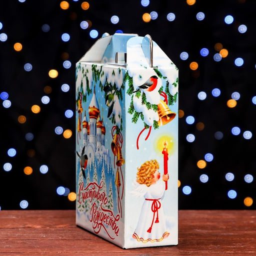 Цена за 5 шт. Подарочная коробка Рождество , 16,8 х 6,8 х 20,9 см - Simaland фото 8