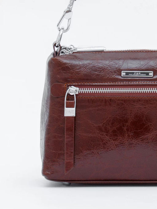 Сумка 0835CB brown Polina&Eiterou