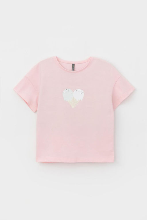 КР 302434/светлый лосось к473 фуфайка для дев - Crockid фото 2