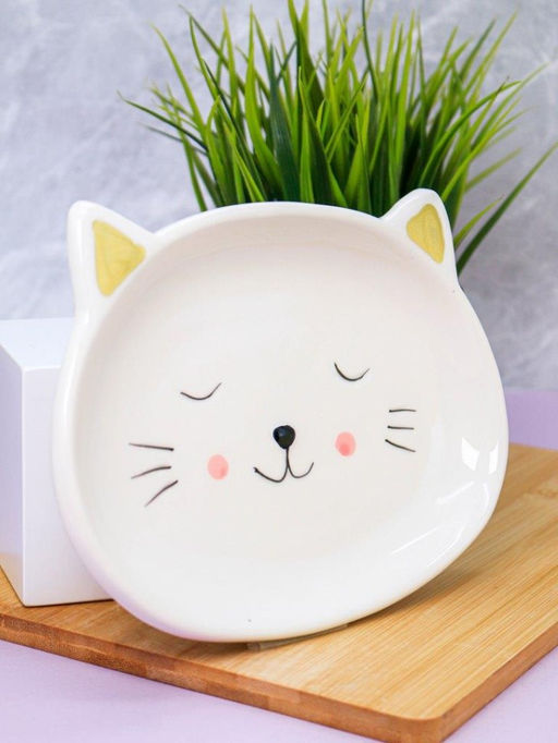 Тарелка керамическая Cat plate