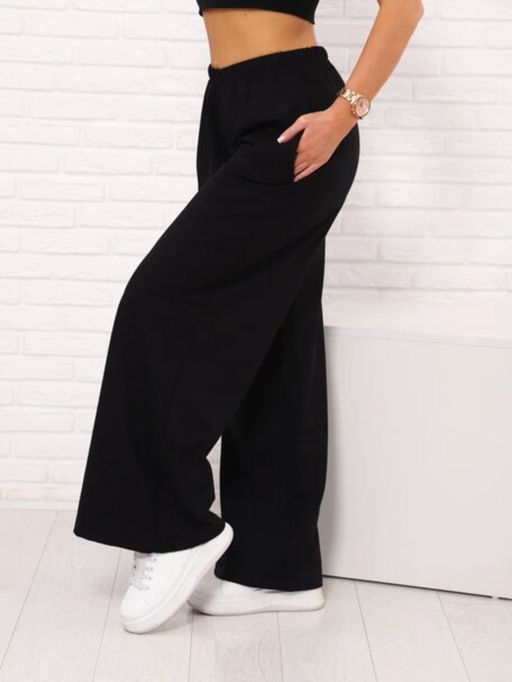 Брюки палаццо на резинке, Арт. 812