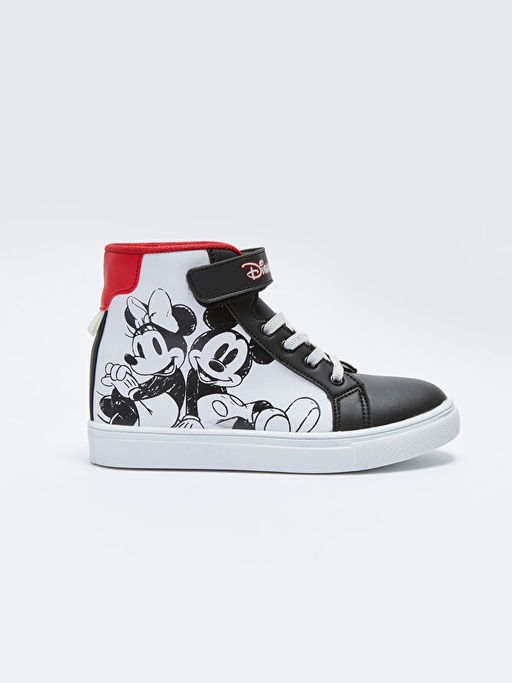 Mickey ve Minnie Mouse Bask?l? C?rt C?rtl? Bilek Boy K?z ?ocuk Spor Ayakkab? - Waikiki фото 2