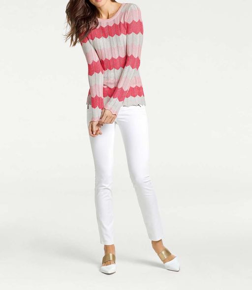 Пуловер, коралловый - Patrizia dini фото 3