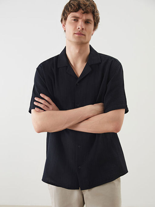 Standart Fit K?sa Kollu Erkek G?mlek