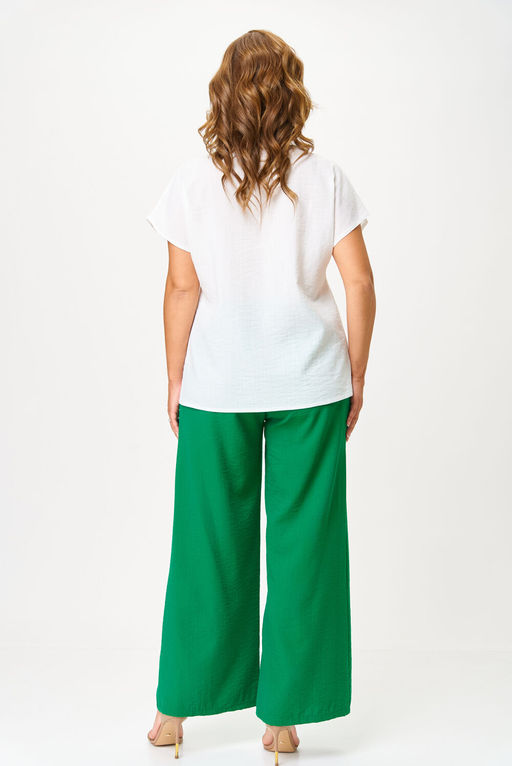 Костюм Anastasia Mak 1290 зеленый+молочный фото 9