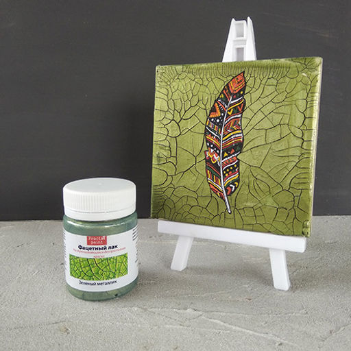 Фацетный лак Зелёный металлик