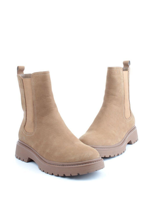 01-80158-G75-4 LT. BROWN Ботинки демисезонные женские (натуральная замша, байка) - Фабричный китай фото 12