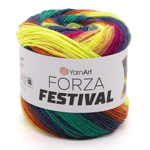 Цена за 5 мотков пряжи FORZA FESTIVAL
