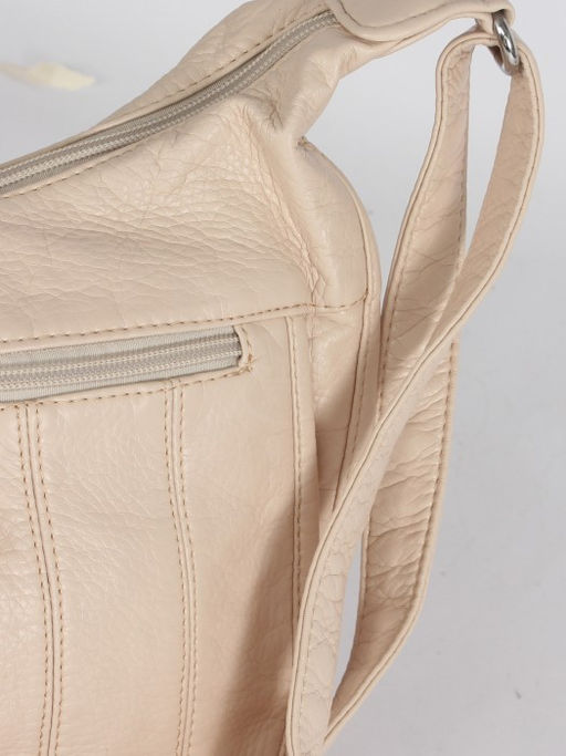 Сумка женская искусственная кожа Guecca-RY 1777, 1отд+карм/пер, плечевой ремень, светло-бежевый SALE 264939 - Adelia фото 8