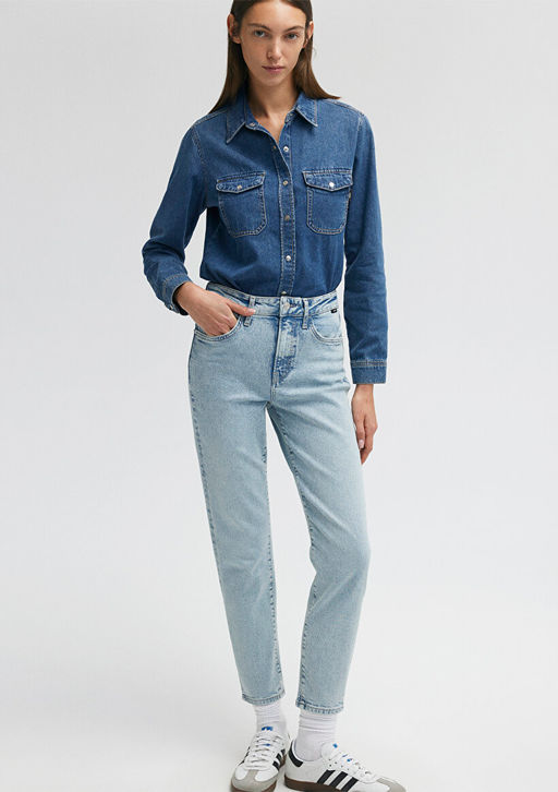 Cindy All Blue A??k Mavi Jean Pantolon