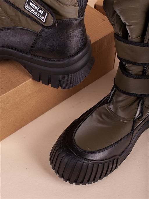 Дутики трендовые зимние на массивной подошве на любой возраст и на холодную зиму YPM8346G - Piniolo фото 3