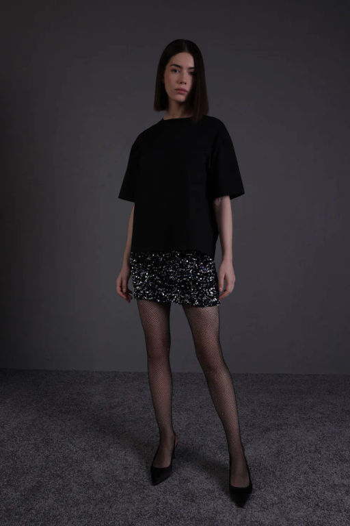 Базовая футболка темно-бежевого оттенка - Incity фото 15