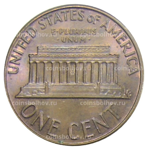 1 цент 1975 года D США