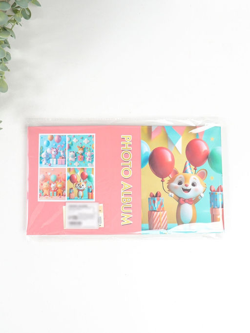 Фотоальбом на 100 фото 10×15 см «Лисёнок и шарики», 4.5×12.5×16.5 см