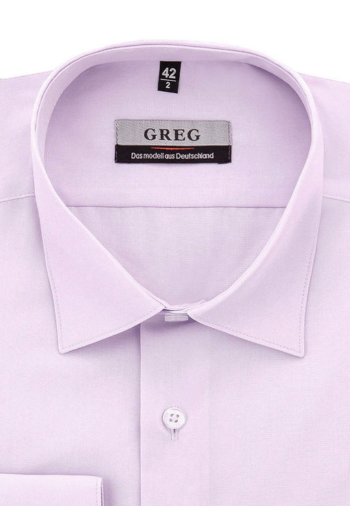 Сорочка мужская длинный рукав GREG 710/399/LIL/ZV