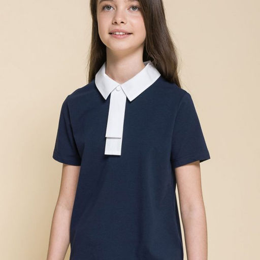 PELICAN, джемпер для девочек, Темно-синий  фото 4