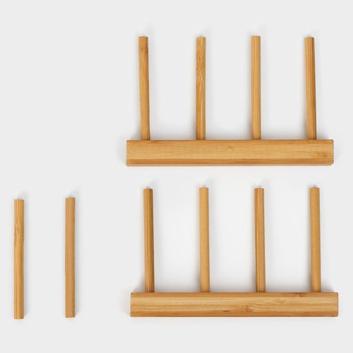 Подставка для разделочных досок и крышек Доляна, 17×10.5 см, 3 места, бамбук