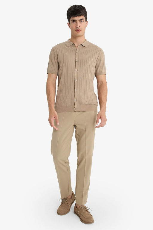 Standart Fit Polo Yaka Triko K_sa Kollu Ti__rt - Defacto фото 2