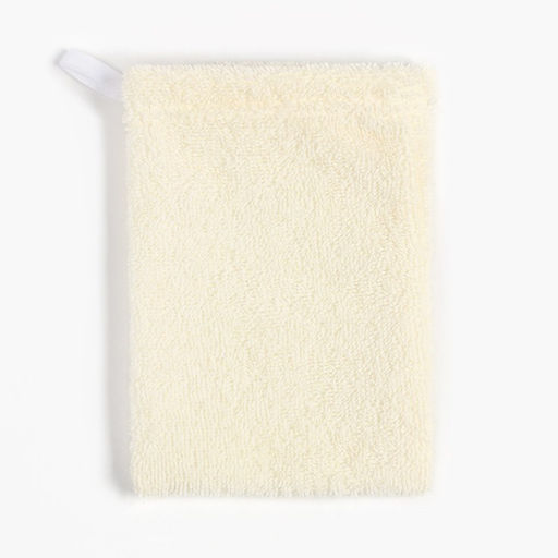 Набор для купания Крошка Я (полотенце-уголок 85*852см,полотенце 40*55см, рукавица) молочный  фото 6