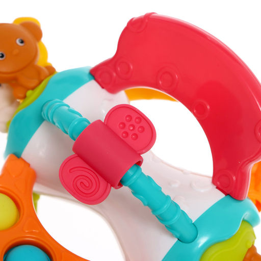 Развивающая игрушка «Весёлые зверята», с тактильными резиночками