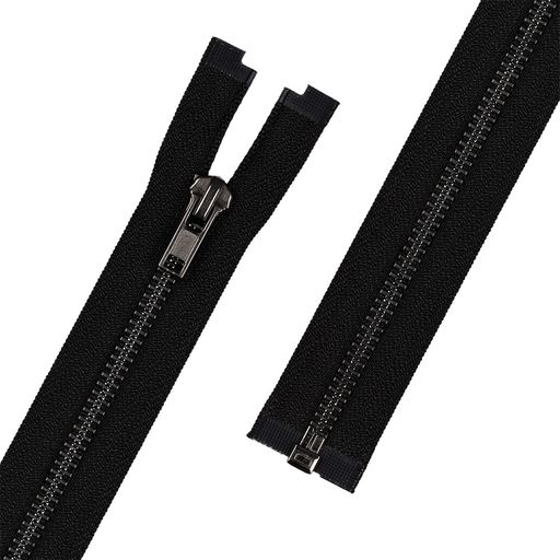 Молния Металл оксид (черный никель) ZIP 5B однозамковая 80 см Тип 5 10 шт разъёмная Gamma