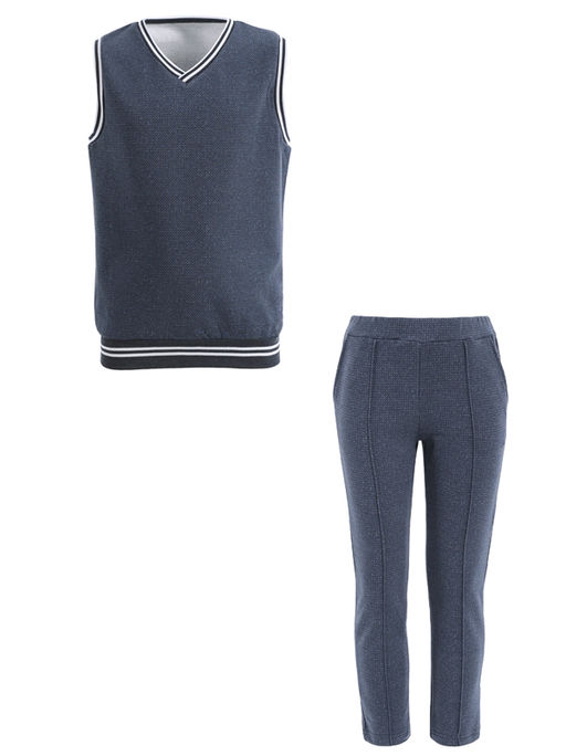 жилет+брюки 2ПДБ4160258н - Апрель фото 3