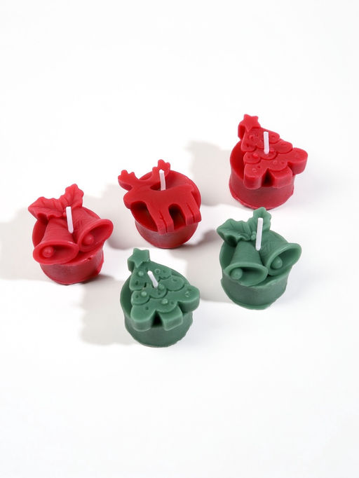 Свечи ароматические, набор 5 шт., 4×3.5×3.3 см