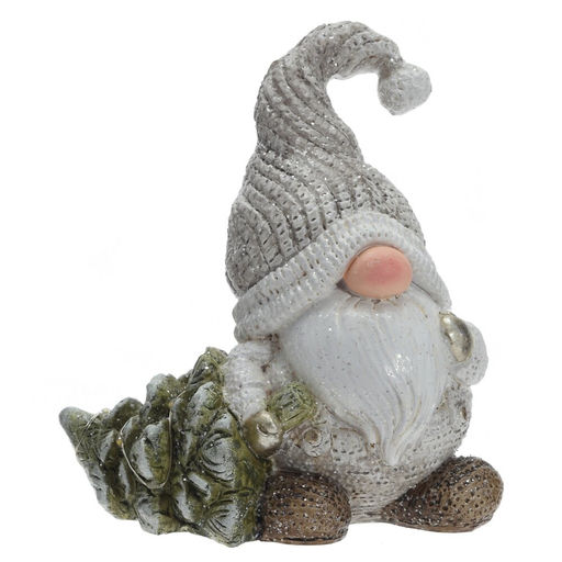 Фигрка декоративная "Гном" с подсветкой (LR44x2,прилаг), L13 W9 H17 см, 2в.