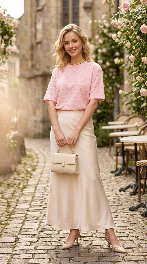 Футболка сердечки-рюши-жаккард хлопковая - Knitka wear фото 18