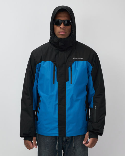 Горнолыжная куртка мужская зимняя голубого цвета 7612Gl - Mtforce фото 5