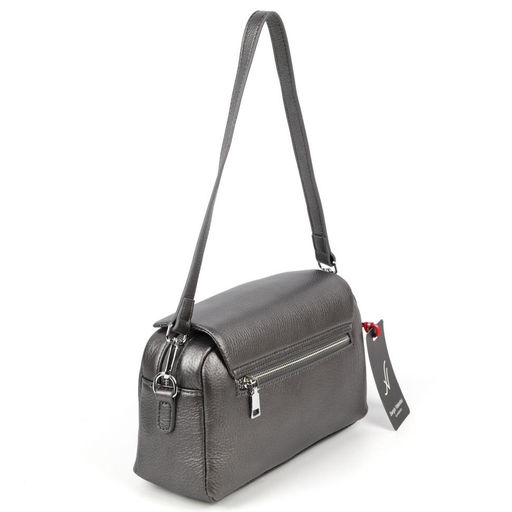 Женская кожаная сумка Sergio Valentini SV-8101 ГанГрей фото 3