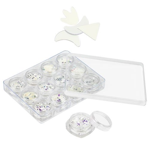 Nail Art Набор пайеток ассорти форм, 12 шт/наб.  фото 2