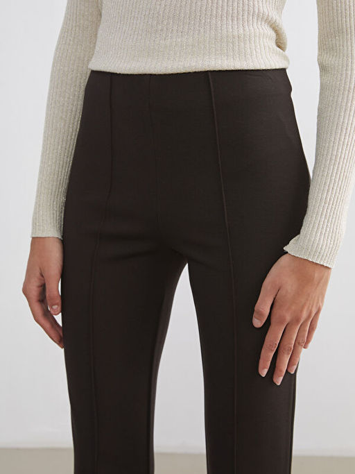 Ekstra Dar Fit ?spanyol Pa?a Kad?n Pantolon