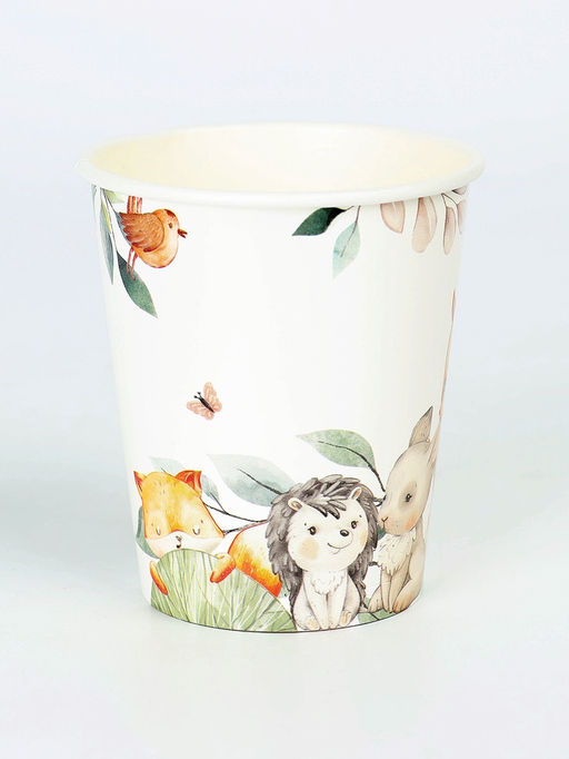 Цена за 12 шт. Стакан 250мл "Детский Звери"