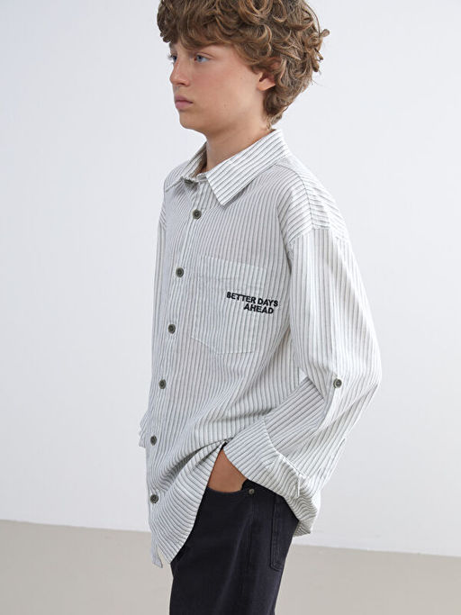 ?izgili Erkek ?ocuk G?mlek