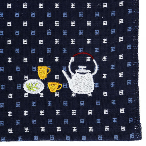 Полотенце кухонное "Чай" 34х78см, лен+махра, 100% хлопок, цвета микс, Bolangde (Китай)