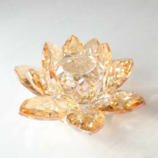 Сувенир из хрусталя Лотос 12,5х5,2 см / S620 /уп 48/ - Галеонтрейд фото 2